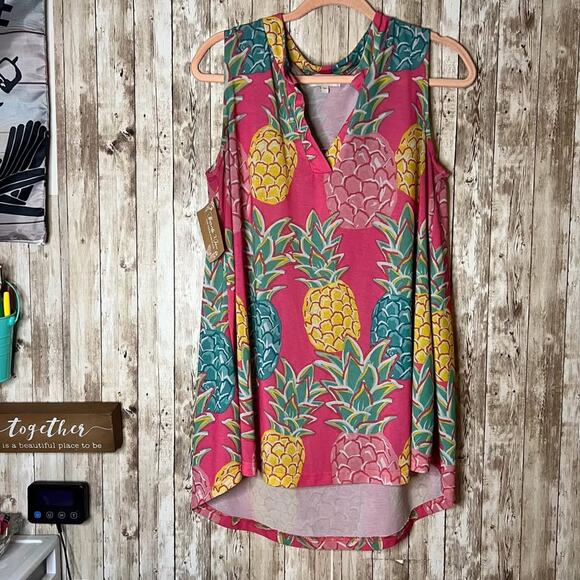 🍍 Simply Southern Tunic Tank Top – Size Medium - Picture 1 of 2